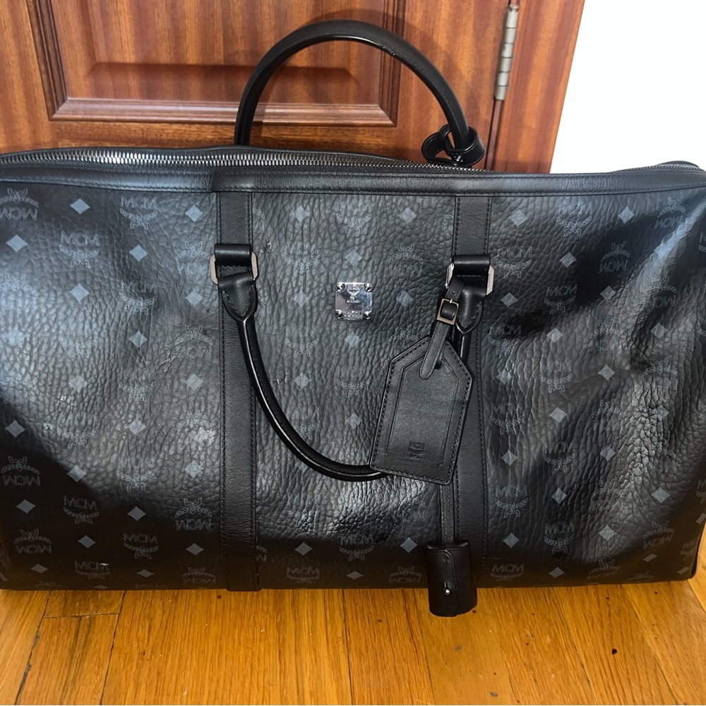 MCM Ottomar Weekender Bag in Visetos